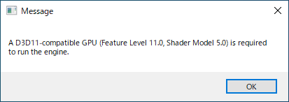 DirectX 11ベースの「Days Gone」を起動しようとするとこんなメッセージが出て起動しない