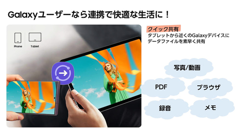 Samsung、Sペン付きで約5.7万円の“ちょうどいい”タブレット「Galaxy