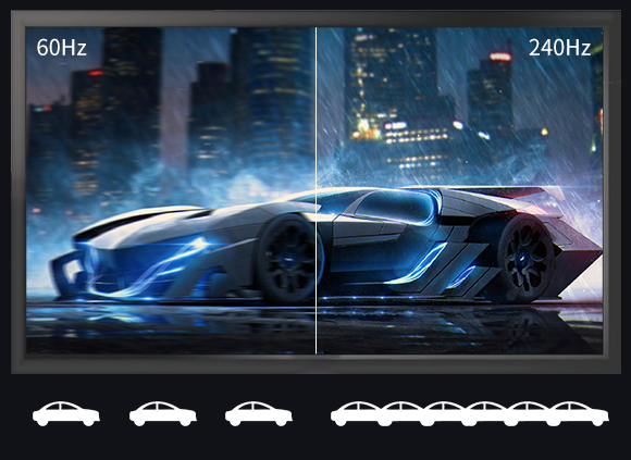 240Hz駆動のイメージ