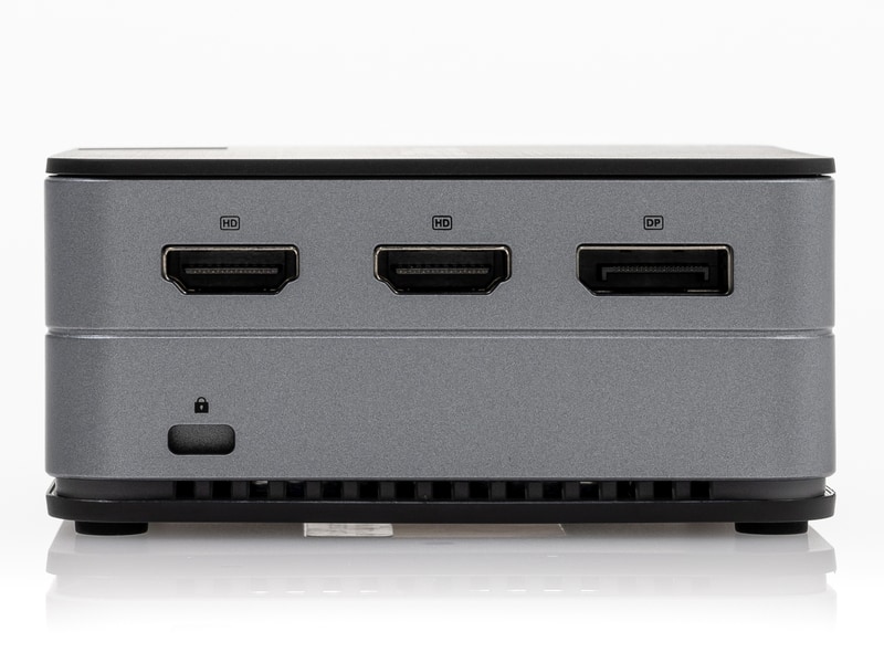 左側面はDisplayPort 1.4、HDMI×2.0×2、すべてフルサイズのポート