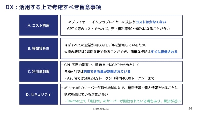 企業視点で留意すべき4点