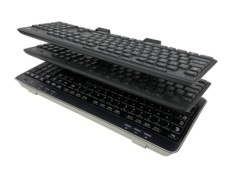 長尾製作所、マウスやキーボードを積み重ねて収納できるスタンド - PC