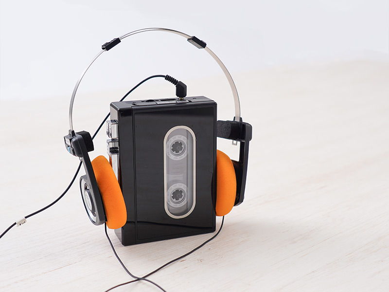 ローファイを楽しむ80'sカセットプレイヤー(ヘッドフォンなどは別売り)