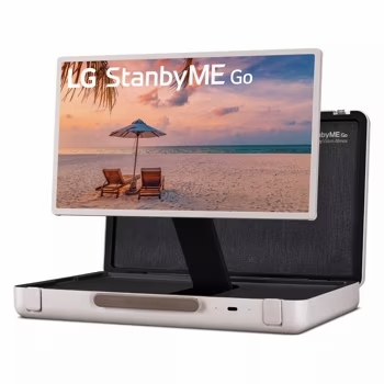 LG、スーツケースにそのまま入った27型モバイルモニター「StanbyME Go