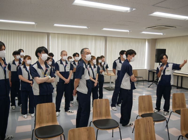 開催直前に社員たちが入念に打ち合わせを行なった