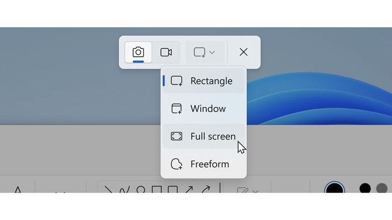 Snipping Toolの新たなキャプチャバー