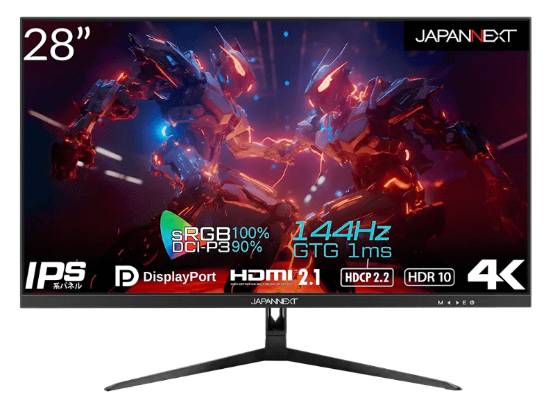 <a href="https://jp.japannext.com/products/jn-ips28g144uhdr" class="n" target="_blank">JAPANNEXT「JN-IPS28G144UHDR」</a>