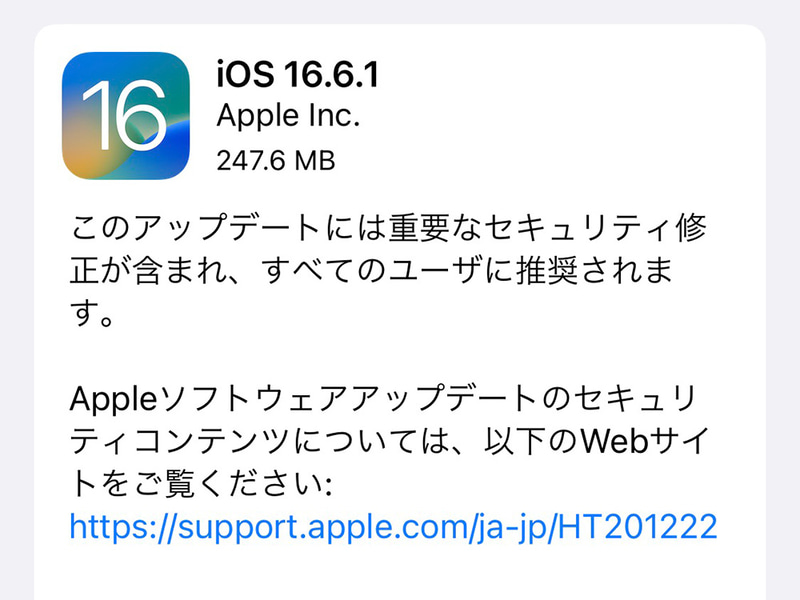 iOS 16.6.1
