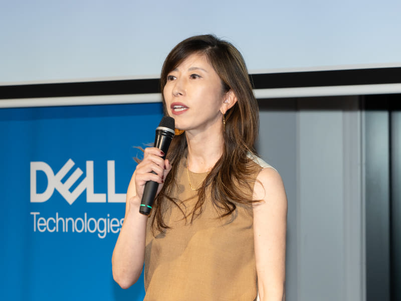 コンシューマー&ビジネス・マーケティング統括本部長の横塚知子氏