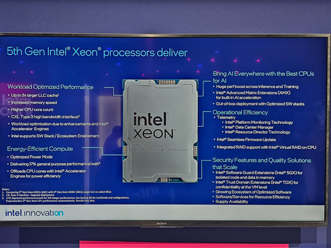 Intel、1ソケットで288コアを実現したSierra Forestや第5世代Xeon SPを