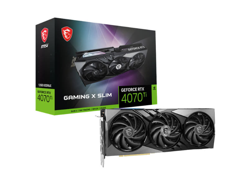 GeForce RTX 4070 Ti GAMING X SLIM 12G