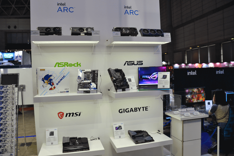 各種パーツも展示されている