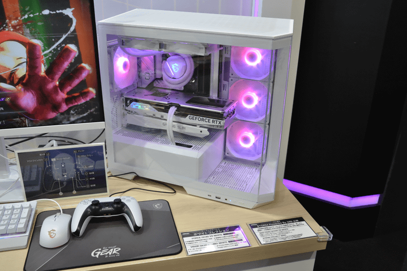 STORMの「Powered By MSI」PC。背面コネクタ採用のマザーボードと対応ケースを使用