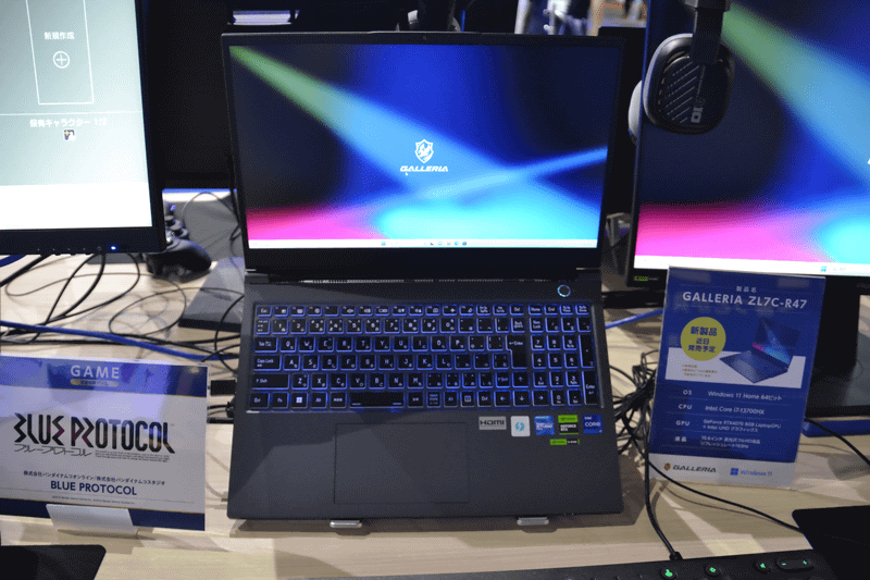 「GALLERIA Z7C-R47」はスタンダードなゲーミングノートPC