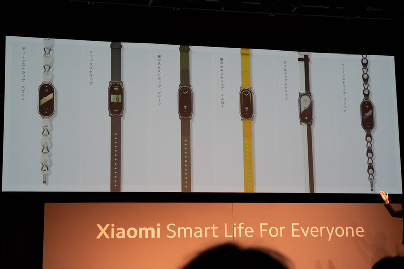 さまざまなタイプのストラップを用意