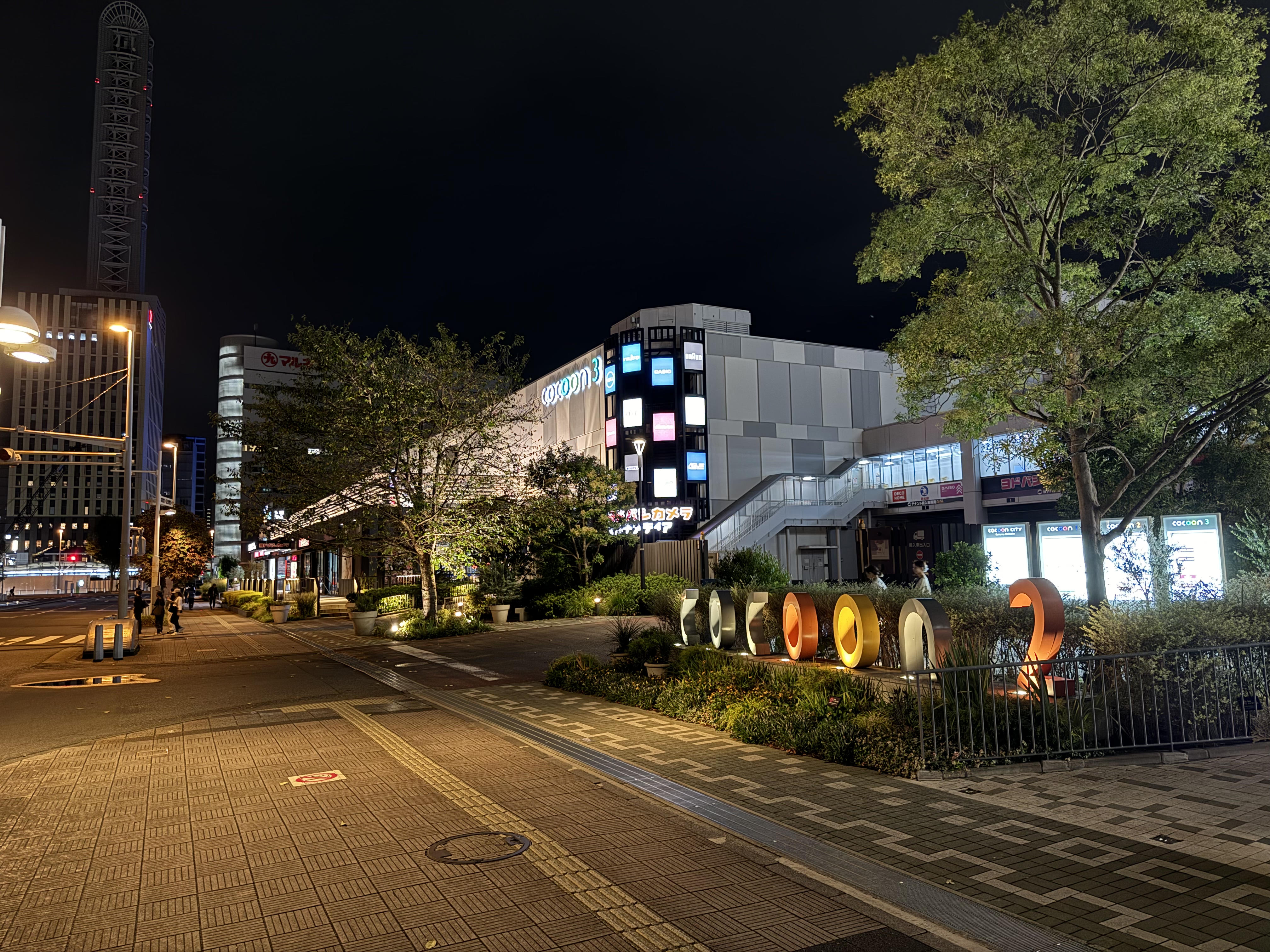 15 Proで撮影(1倍、ナイトモード)