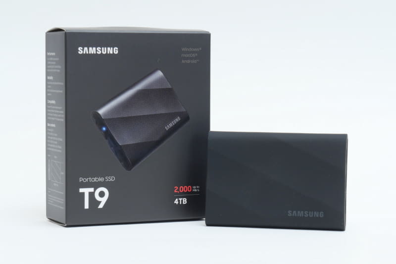 Samsung Portable SSD T9 4TBモデル