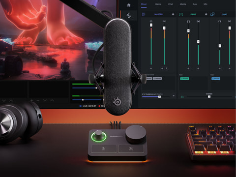 PC周辺機器 SteelSeries - STEELSERIES ALIAS Amazon.co.jp: SteelSeries Alias PC PS5/4使用可能 USB マイク