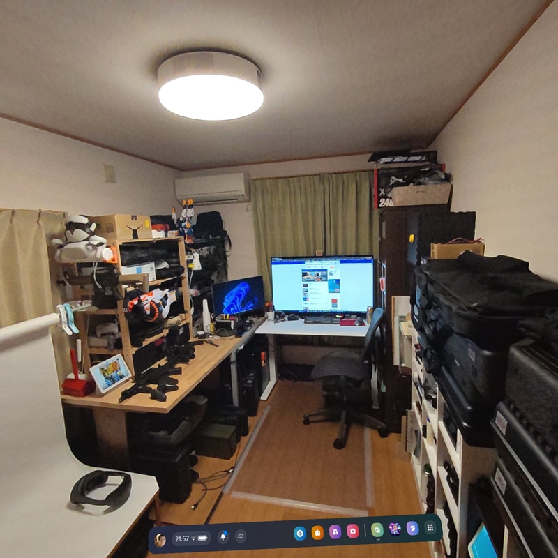 Quest 3のパススルー画像