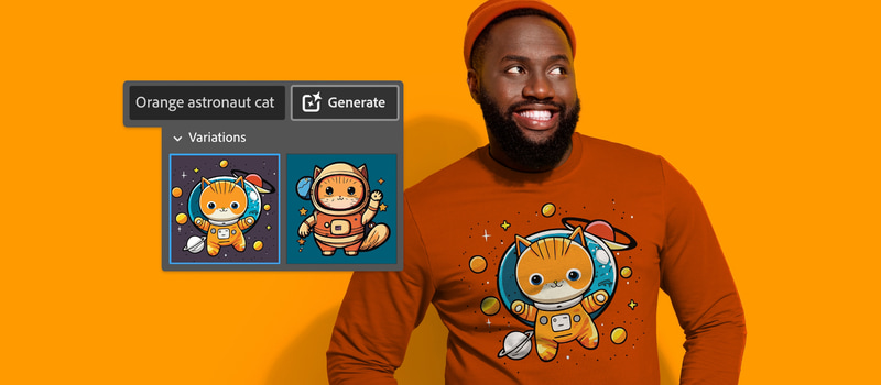 Adobe Firefly Vector Modelを利用したベクター画像を生成可能に(写真提供:Adobe)