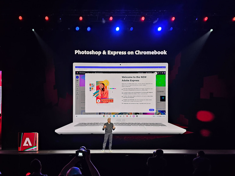 Photoshop for WebがChromebook Plusでサポートされる