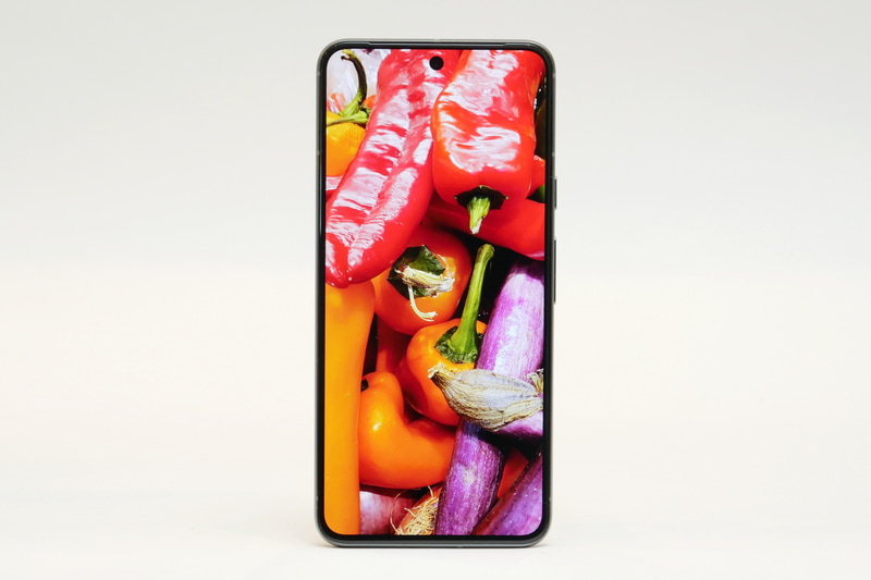 コントラスト比が100万:1、HDR表示に対応し、有機ELディスプレイらしい鮮やかな表示が可能だ