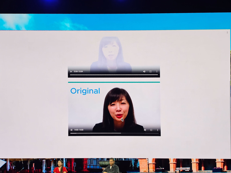 日本語のスピーカーの声をそのままに英語などに変換できる