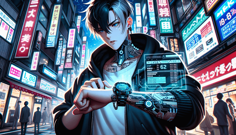 先ほど生成した画像をアニメ風の絵柄に変更(DALL-E 3で生成)