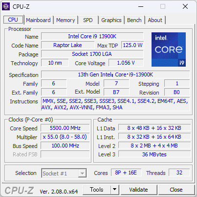 Core i9-13900K