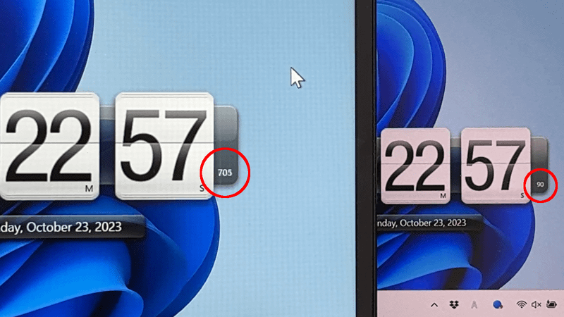 ノーブランドは600ms前後の遅延がある。アプリによっては100ms程度まで縮まることも