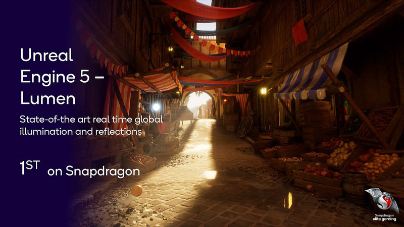 レイトレーシングはグローバル・イルミネーションに対応(出典:Snapdragon Summit 2023 Mobile Overview、Qualcomm)