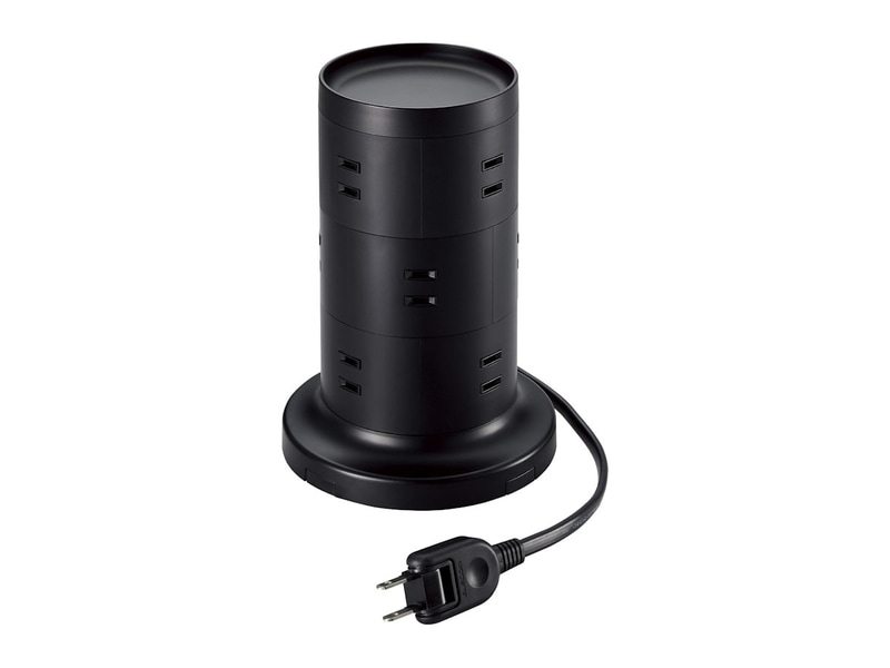 <a href="https://www.elecom.co.jp/products/TT-03-1220BK.html" class="n" target="_blank">製品ページのURL</a><br>実売価格:4,733円前後●サイズ:130×130×185mm●重量:681g