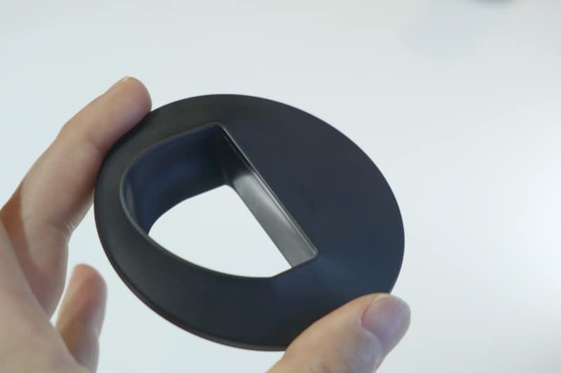 リング状のアダプタにコントローラを載せてマウスとして使う