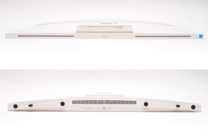 本体上部にはWebカメラのプライバシーシャッタースイッチを配置