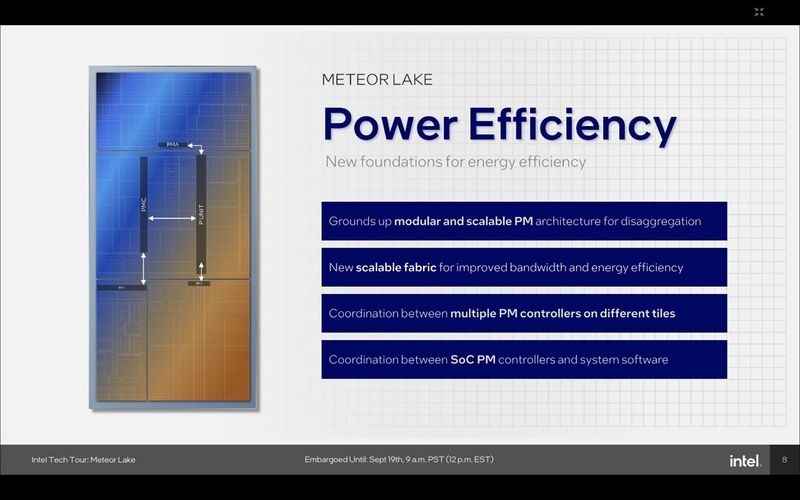 Meteor Lakeにおける電力効率改善のポイント