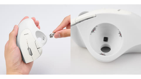 エレコム、ベアリング採用で滑らかな操作を実現したトラック