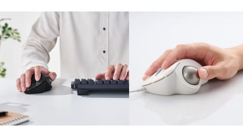 エレコム、ベアリング採用で滑らかな操作を実現したトラック