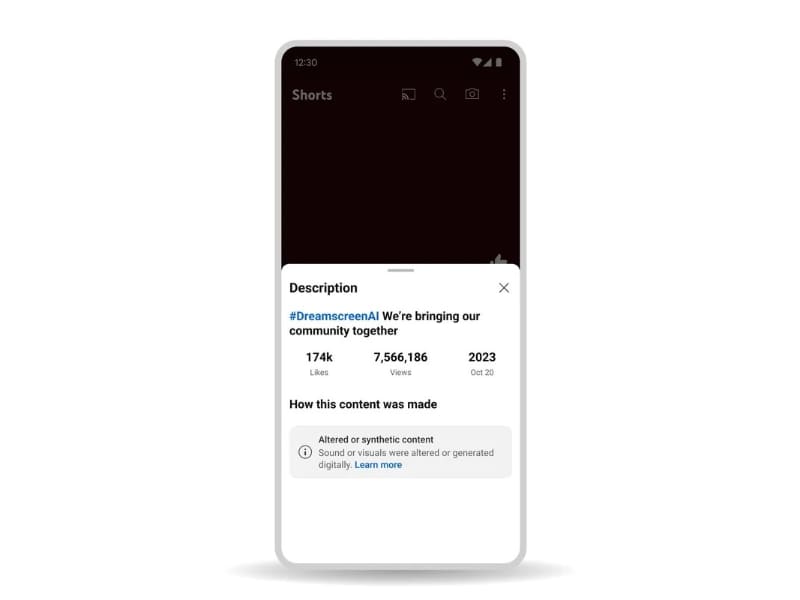 動画の概要欄にラベルが追加される