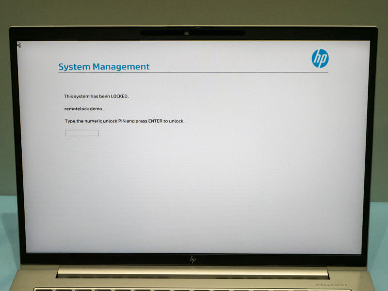 ロック操作されたPC