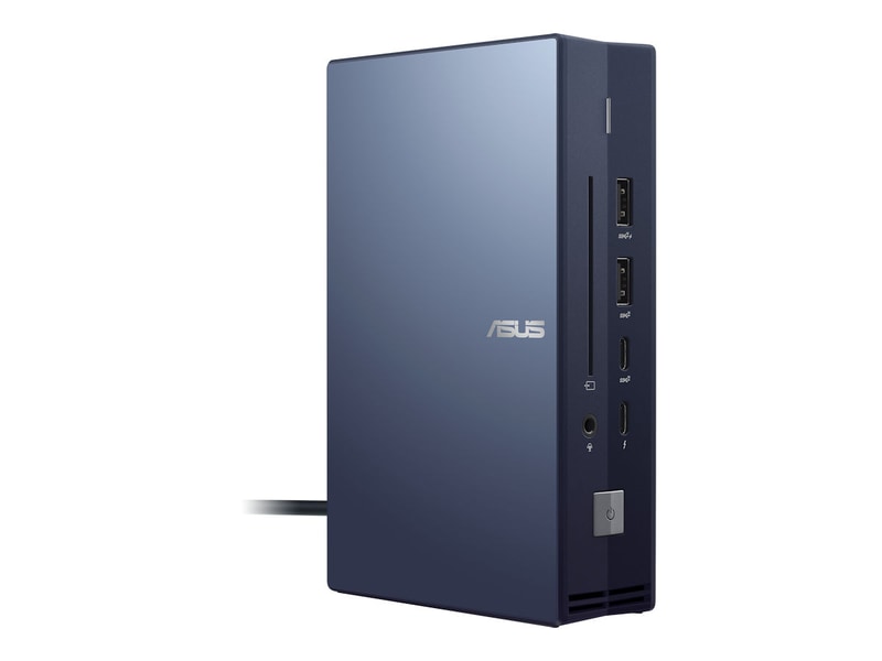 <a href="https://jp.store.asus.com/store/asusjp/ja_JP/pd/productID.5814363500" class="n" target="_blank">製品ページのURL</a><br>価格:2万9,800円前後●Thunderbolt 3(ダウンストリーム)●USB 3.1 Type-C●USB 3.1×2●USB 3.0●DisplayPort 1.4×2●HDMI 2.0●ミニD-Sub15ピン●Gigabit Ethernet●スマートカードリーダ●オーディオ出力●サイズ:約40.6×99×161.5mm●重量:650g