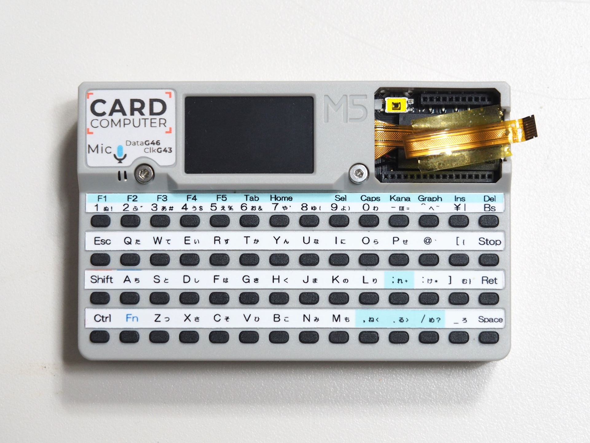 CardputerのStamp3を取り外して、代わりにMSX0 StampS3を装着すれば、MSX0 Card相当品ができる