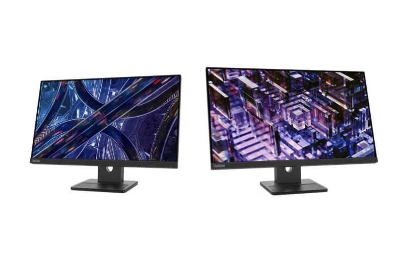 ThinkVision E22-30(左)、ThinkVision E24q-30(右)