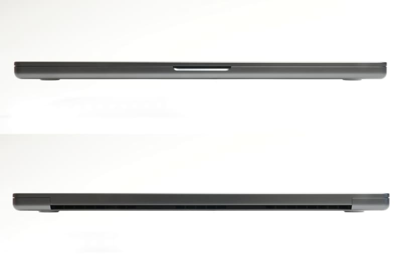 本体前面と本体背面