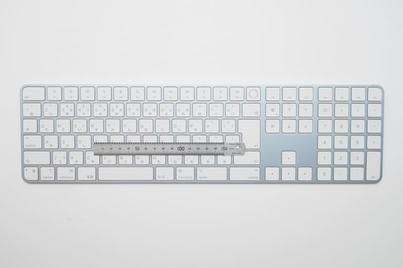 キーピッチは19mm前後