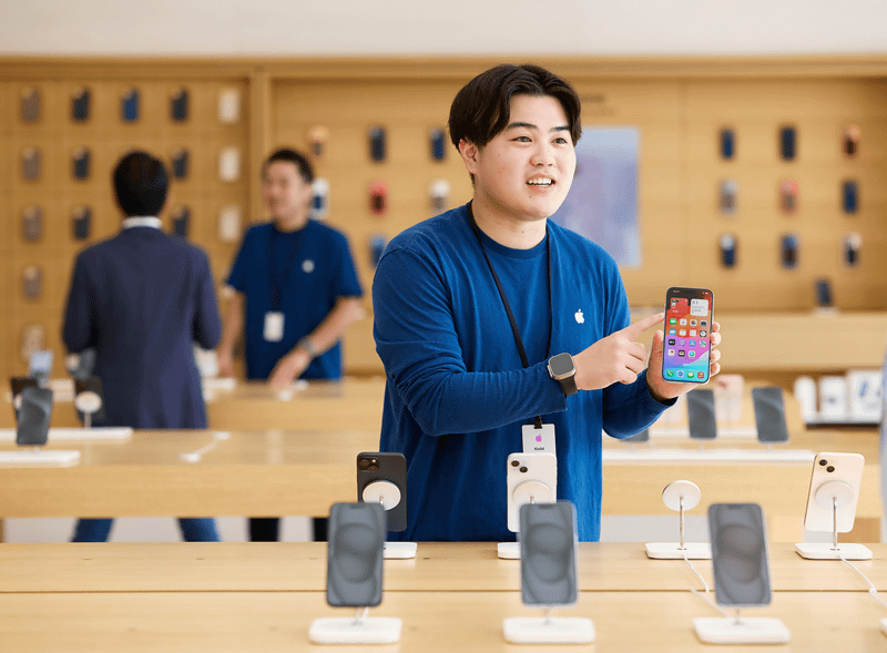 Appleのストアチームは、日本全体で1,670人にまで拡大している(Apple提供)