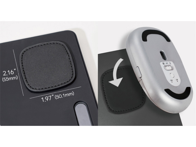 マグネットで取り付けられる