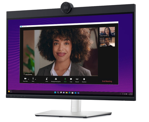 DELL ホワイトモニター 内蔵カメラ付き デル、ソニーセンサーのWebカメラを搭載した27型WQHDモニター - PC Watch