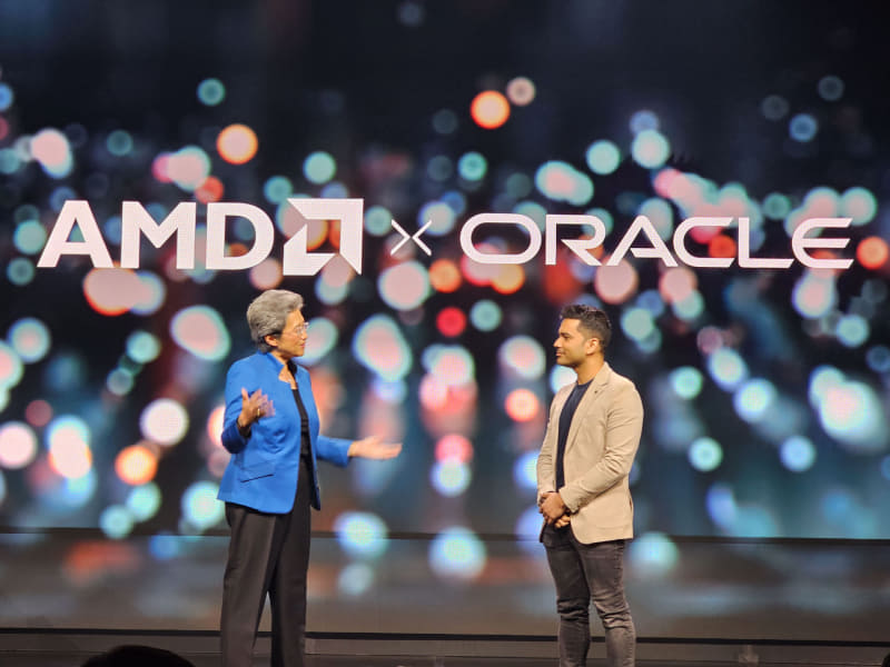 スー氏とOracle OCI(Oracle Cloud Infrastructure)担当上級副社長 カラン・バッタ氏