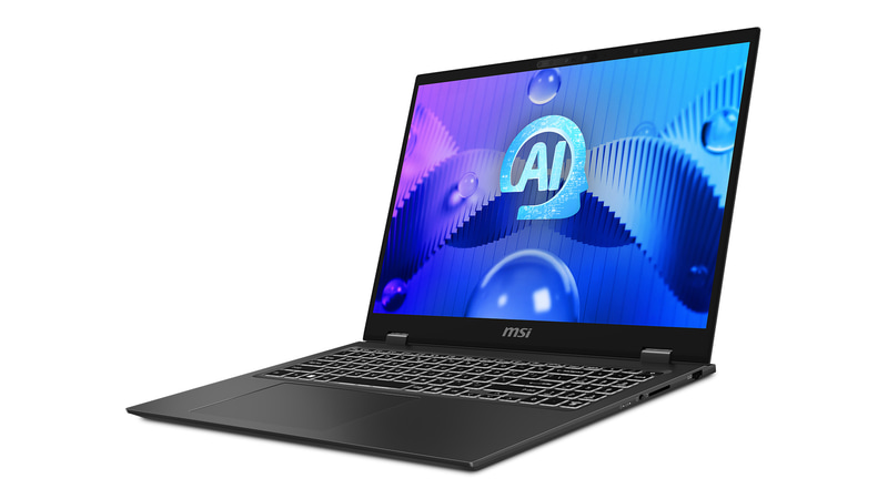 MSIより「MSIビジネス・クリエイターノートPCのプレミアムシリーズの16インチモデル「Prestige 16」が最新CPU「インテルCore Ultra プロセッサー」を搭載し、インテルEvo Editionとして登場！より薄くより軽くより便利なデザインにリニューアルし、ディスクリートGPUを搭載したバリエーションモデルも予定している。」