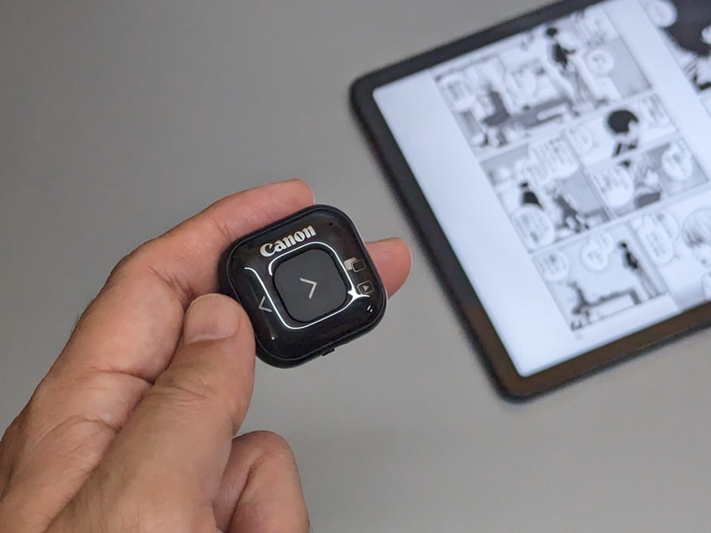 右綴じ書籍では中央が「戻る」、左が「進む」になる